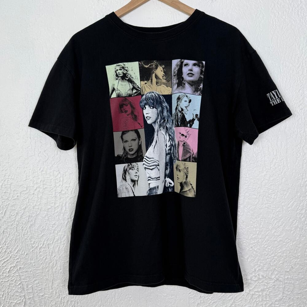 Taylor Swift The Eras Tour 2023-2024 Graphic Band Tee Concert T Shirt Small